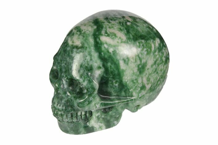 Realistic, Polished Hamine Jasper Skull #116521